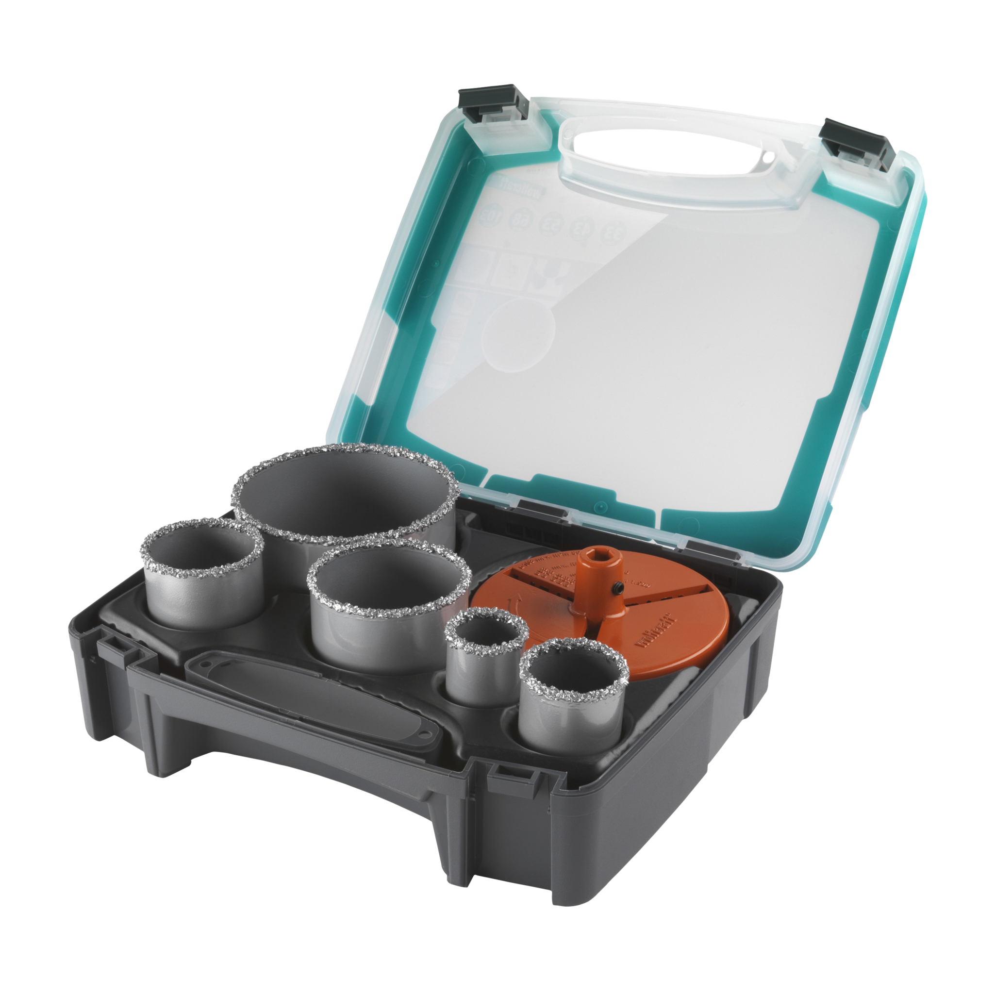 Annular Bit Insert Set, Tungsten Carbide Coated, 7 Pcs. - Image 1