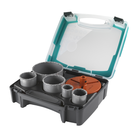 Annular Bit Insert Set, Tungsten Carbide Coated, 7 Pcs. - Image 1