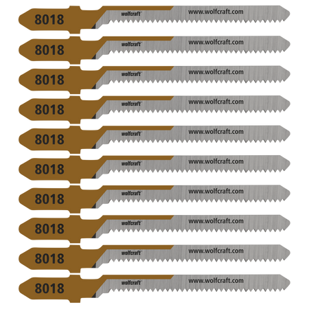 10 Jigsaw Blades, Plywood, Fine Curved Cuts