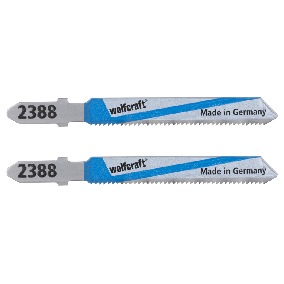 2 BIM Jigsaw Blades; T-shank; long-lasting; stainless steel, sheet steel, non-ferrous metal
