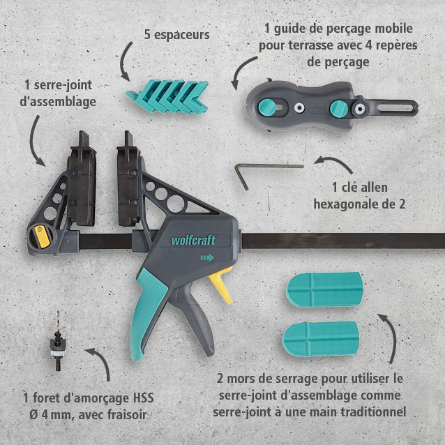 Deck Building Set, 11 pcs.