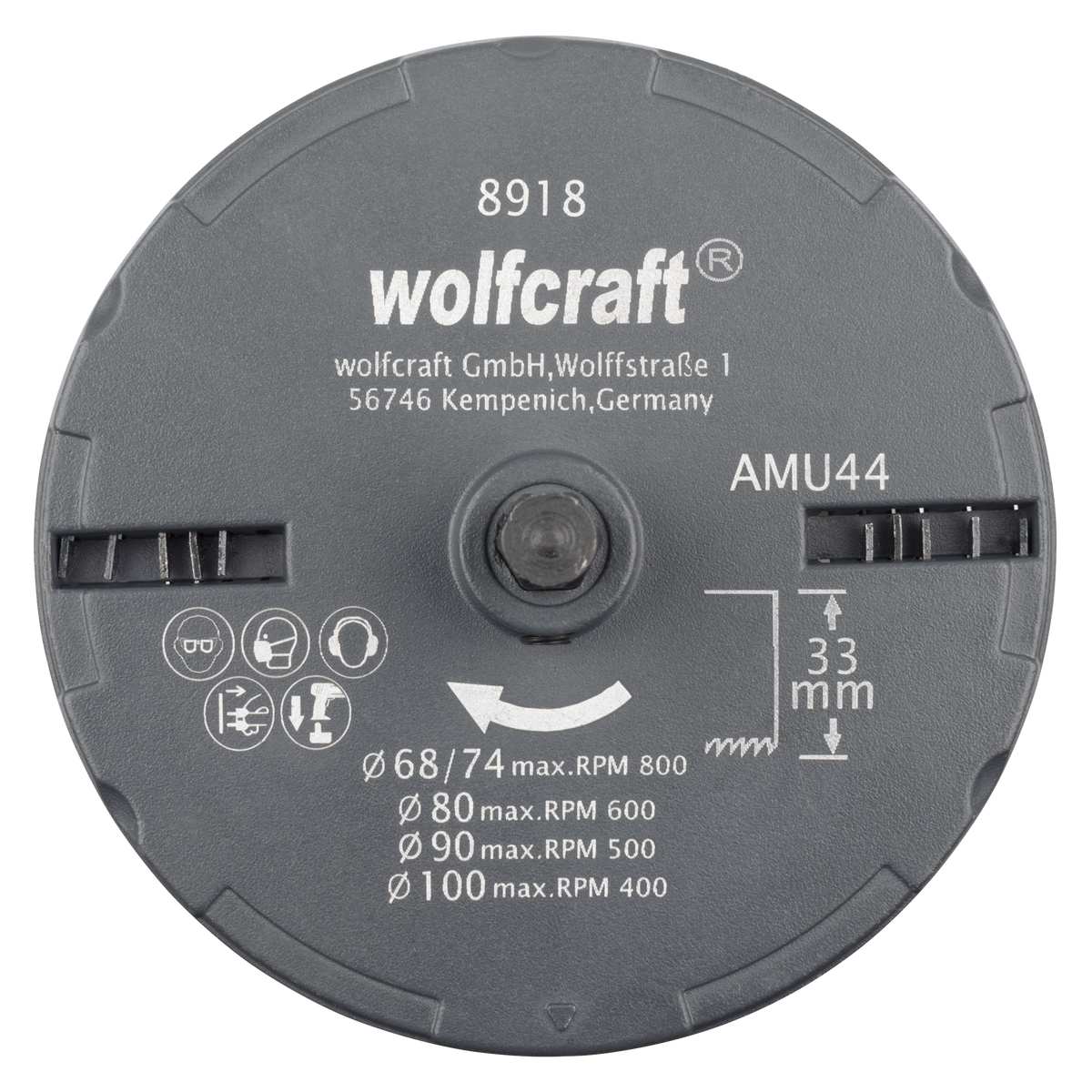 Hole Saw for Electrical Installations, Ø 68–100 mm