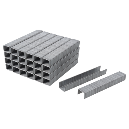 5,000 Broad Back Staples, Extra Hard Steel, Type 053, 8 mm