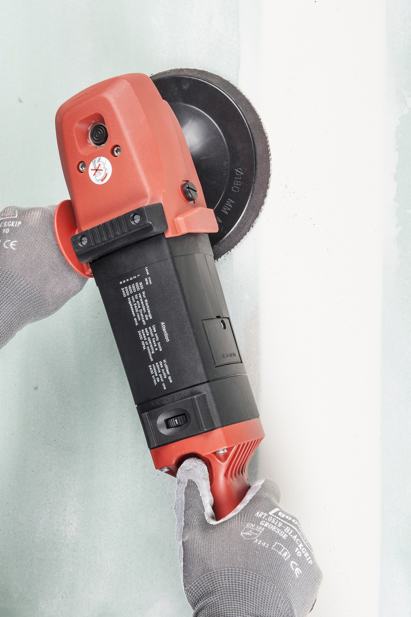 Easy-Fix Sanding Pad for plasterboard, Ø 180 mm