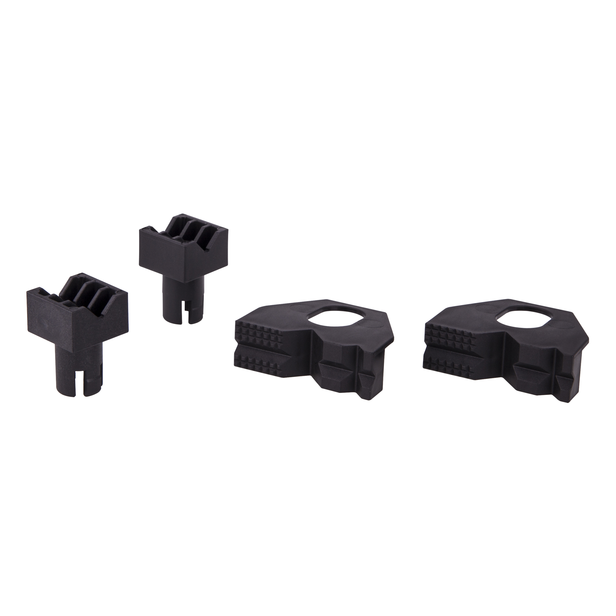 Clamping Jaw Set for Securing Horizontal and Round Workpieces, 4 Pcs.