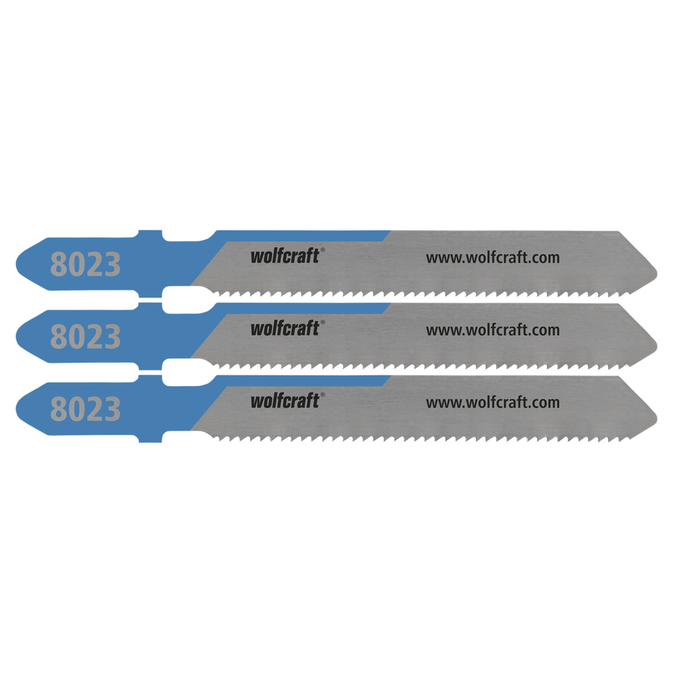 3 Jigsaw Blades, Stainless Steel, Fine Cuts