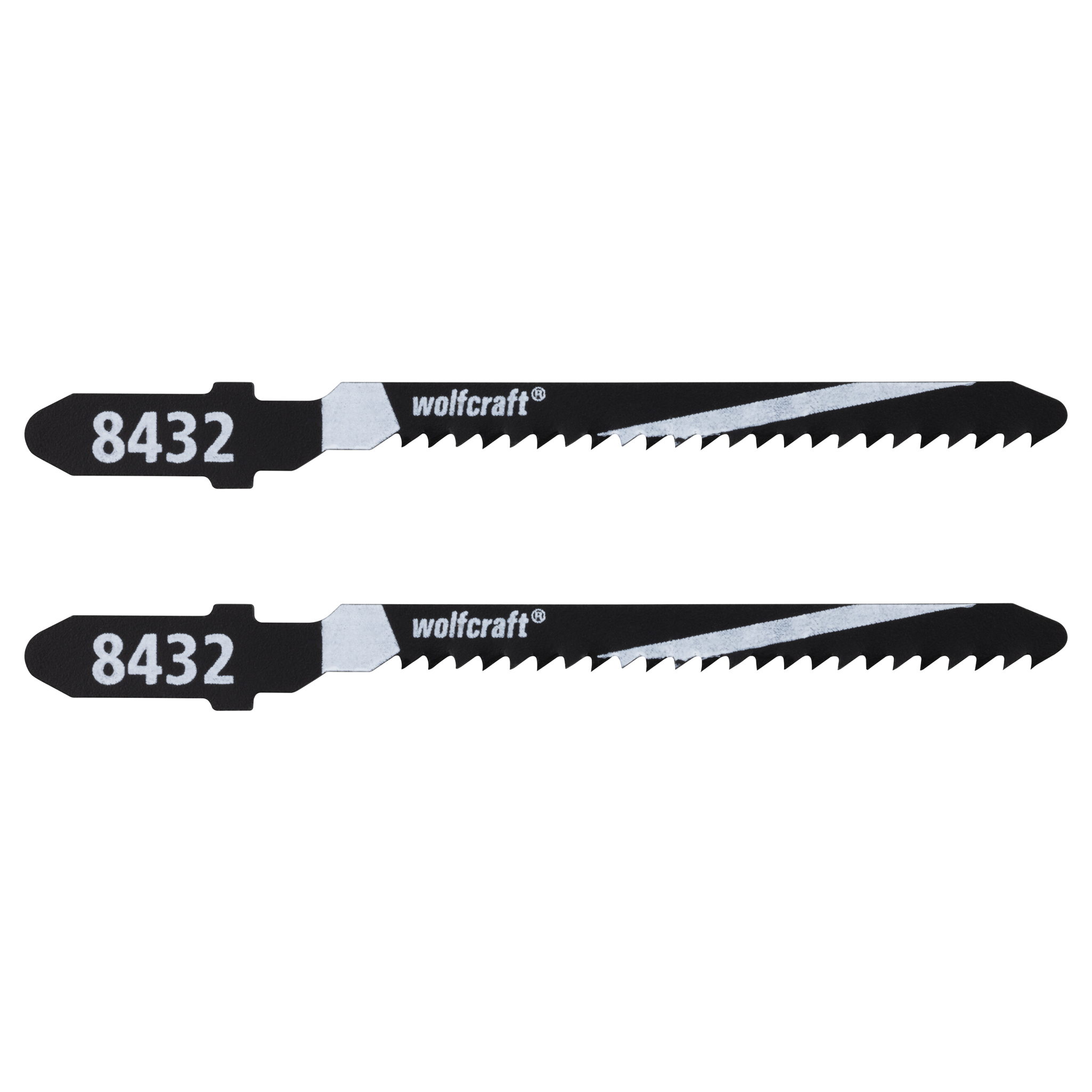 2 HCS Jigsaw Blades, T-shank, softwood, curved cut