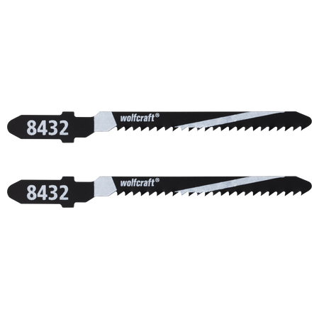 2 HCS Jigsaw Blades, T-shank, softwood, curved cut