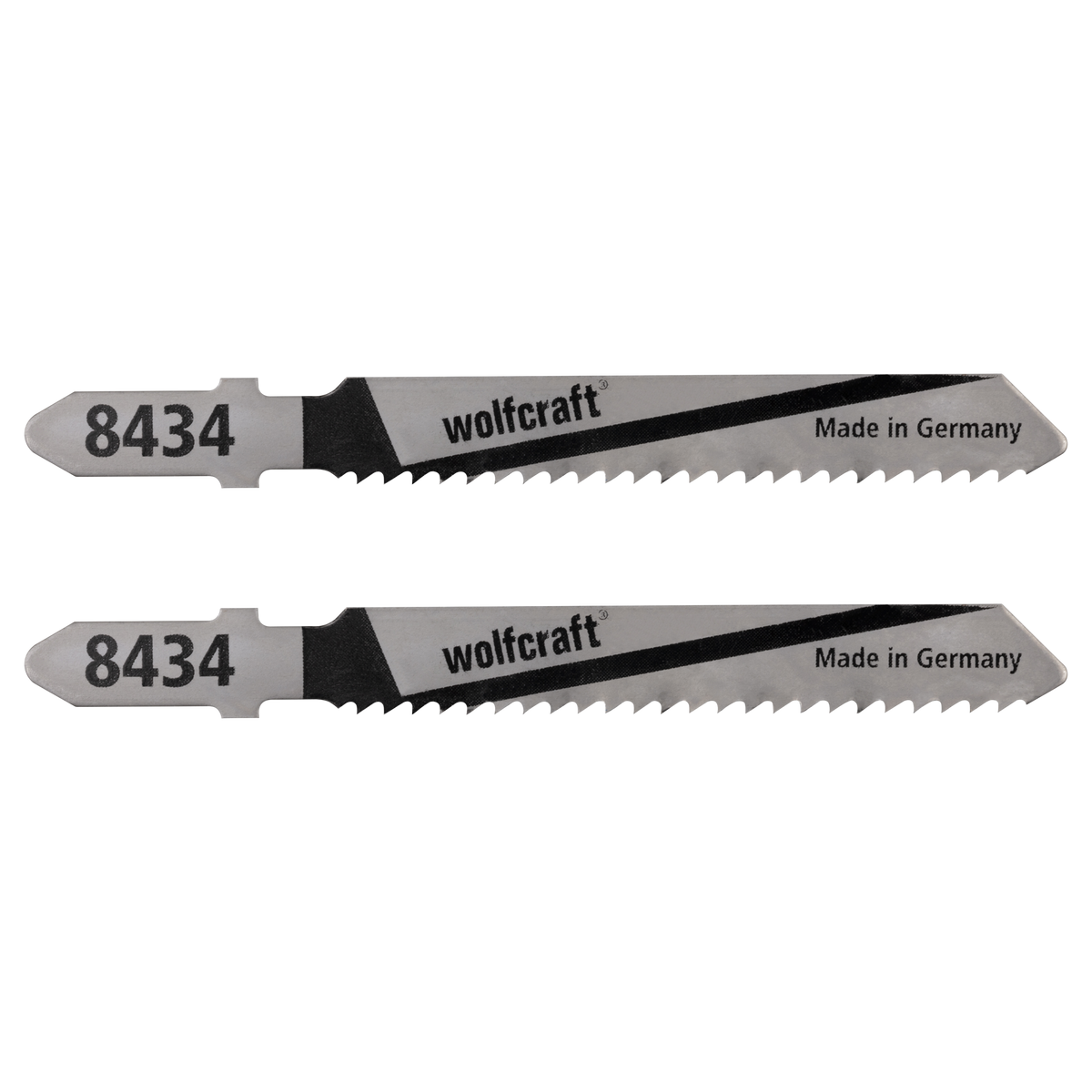 2 HSS Jigsaw Blades; T-shank; sheet steel, aluminium