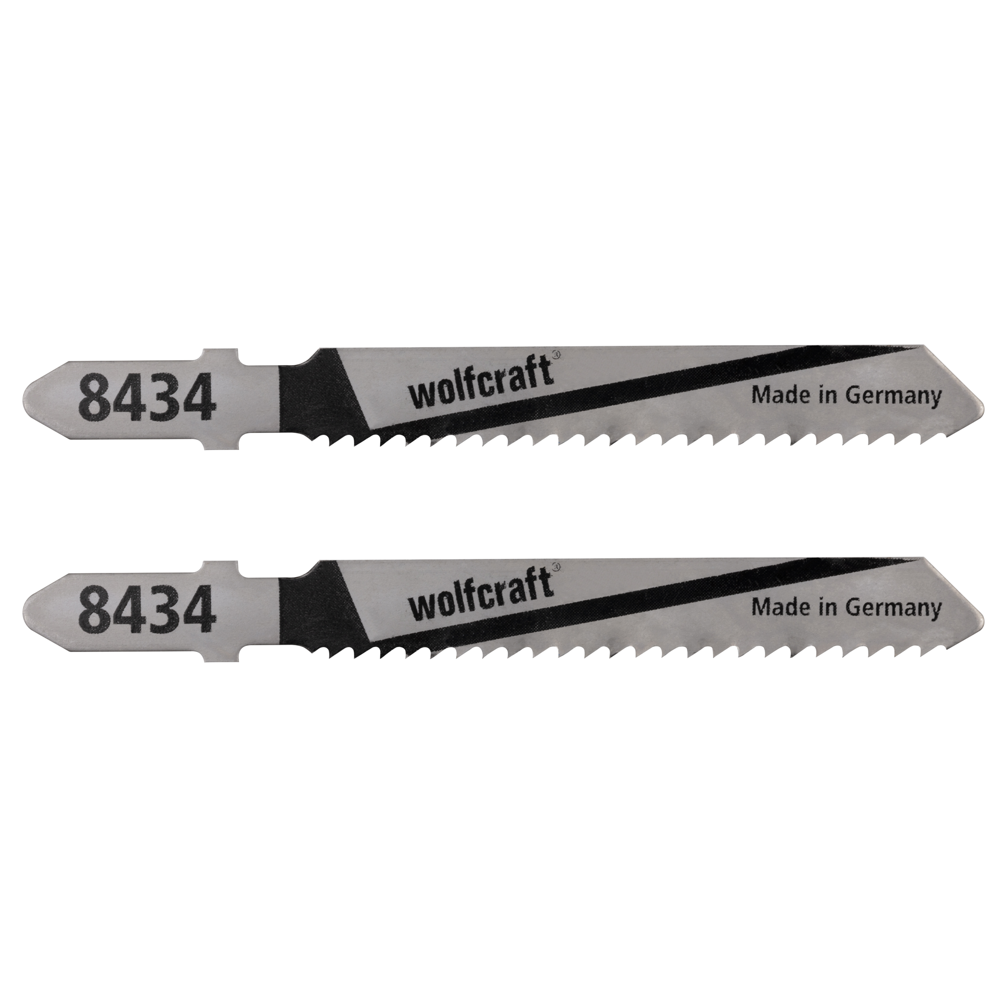 2 HSS Jigsaw Blades; T-shank; sheet steel, aluminium