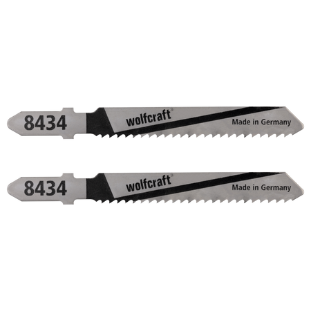 2 HSS Jigsaw Blades; T-shank; sheet steel, aluminium