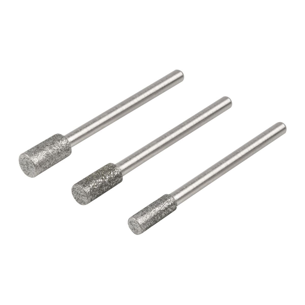 Diamond Mounted Point Set, Cylindrical, 3 Pcs.