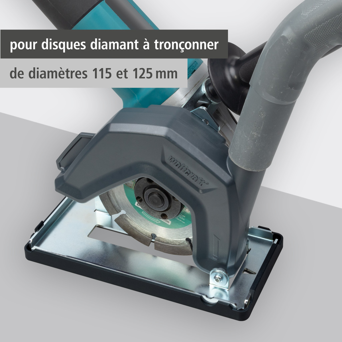 Extraction Hood With Guide Block for Angle Grinder (fr)