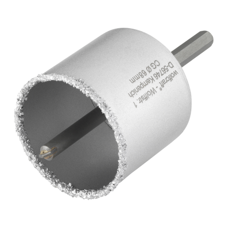 Annular Bit, Tungsten Carbide Coated, With Mandrel, Ø 68 mm - Image 1