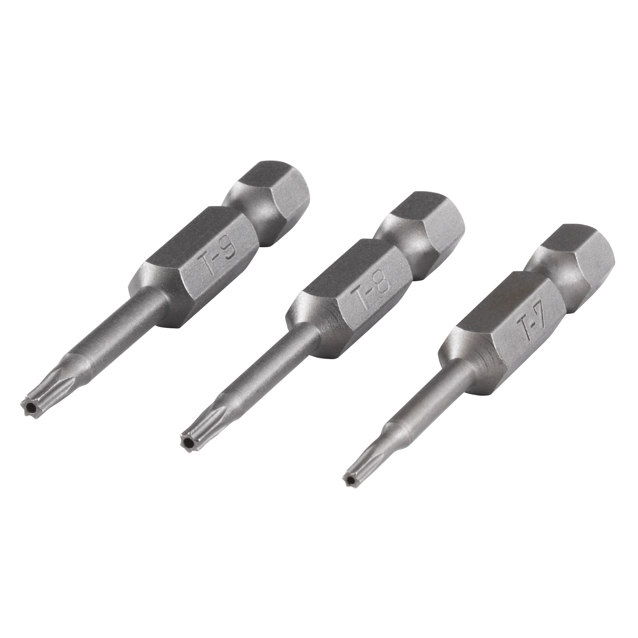 Solid safety screwdriver blade set, 3 pcs.