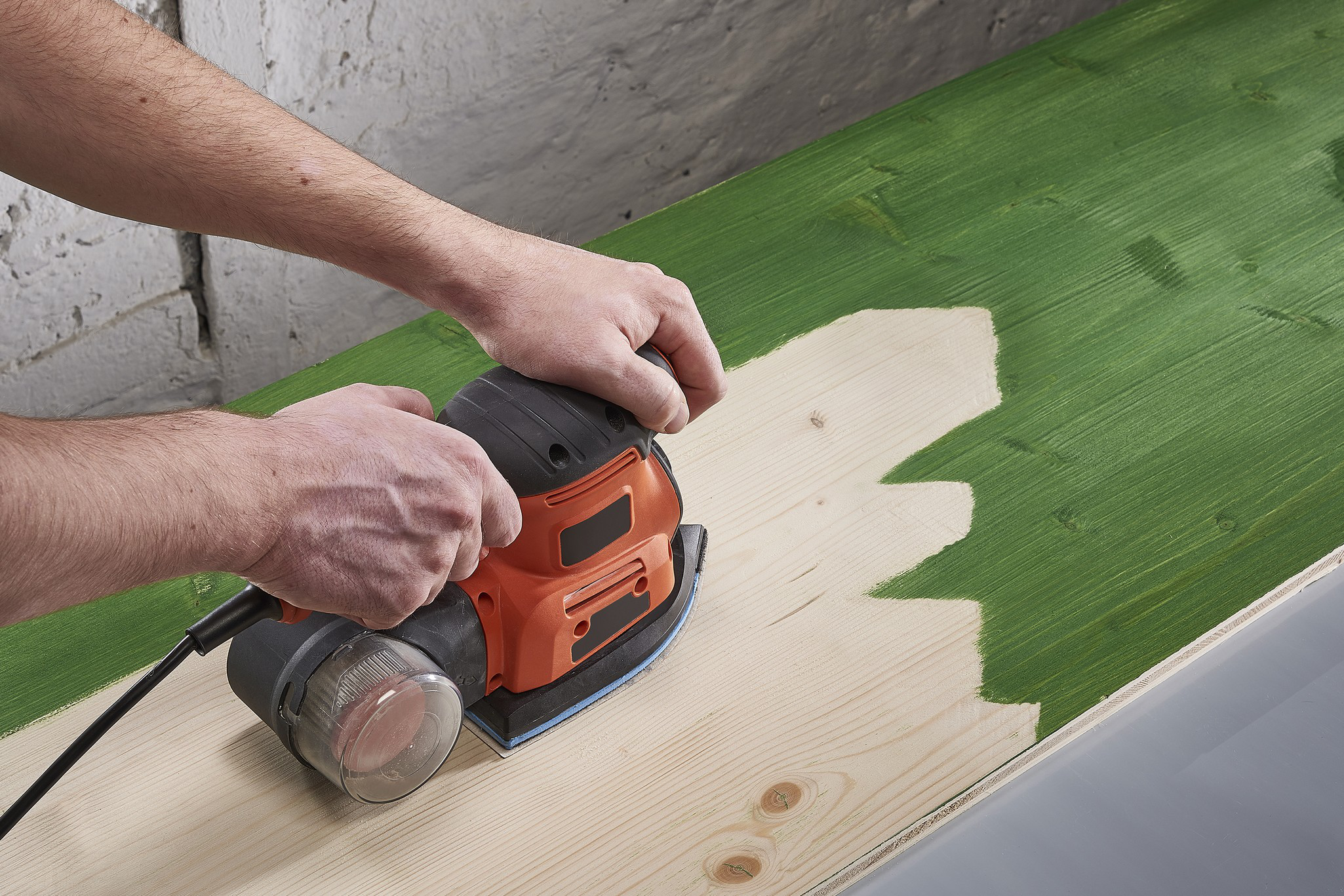 Easy-Fix Sanding Disc Set for Wood/Metal, 107 x 175 mm, grain 80–240, 10 Pcs.