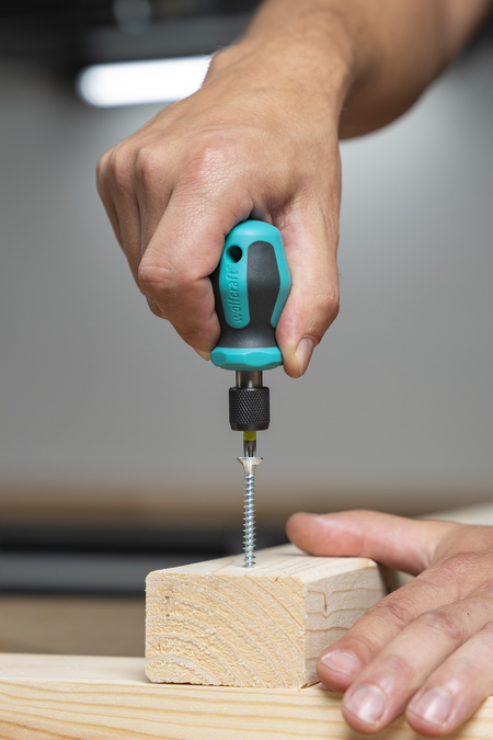 Hand Screwdriver With Bit Socket, Short - Image 5