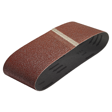 3 Fabric Sanding Belts 75 x 533 mm, grain 24