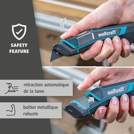 PRO SAFETY Trapezium Blade Knife with Sheath