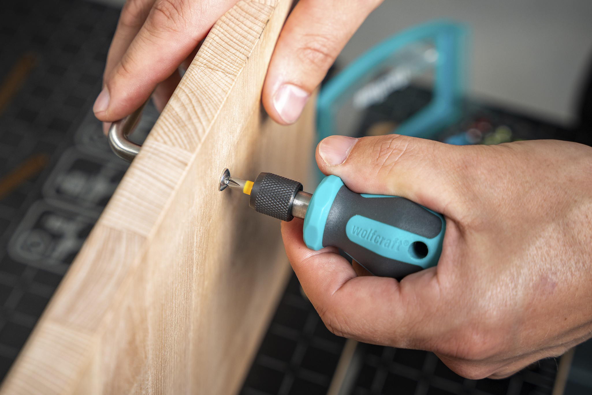 Hand Screwdriver with Bit Socket, Short