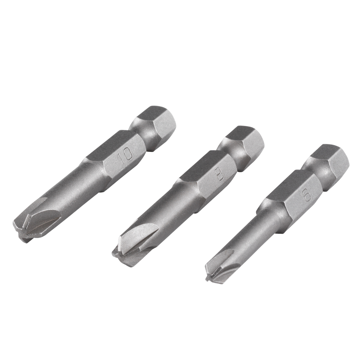 Solid safety screwdriver blade set, 3 pcs.