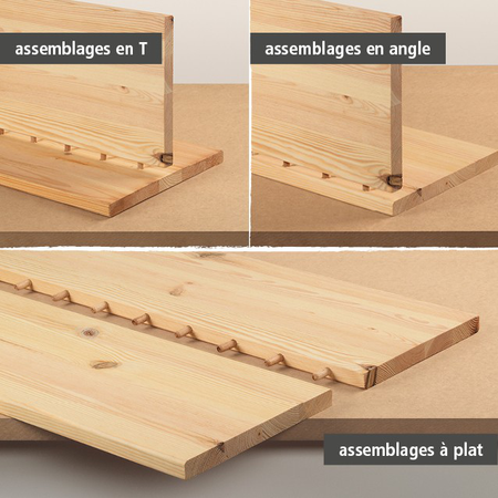 Universal Wood Dowel Joiner Set (fr)