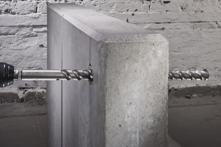Wall Breakthrough Drill Bit, Tungsten Carbide Tipped, Hexagon Shank
