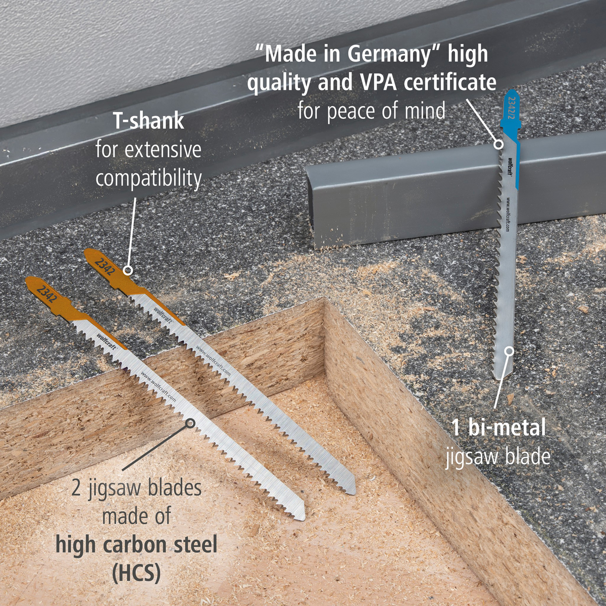 Jigsaw Blade Project Set for Kitchen Installation, 3 Pcs. (en)