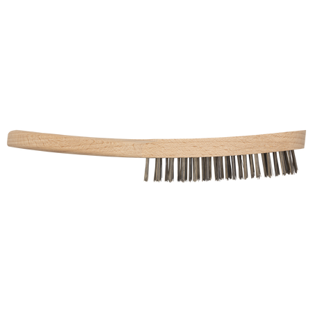 Steel Wire Hand Brush, Wooden Version