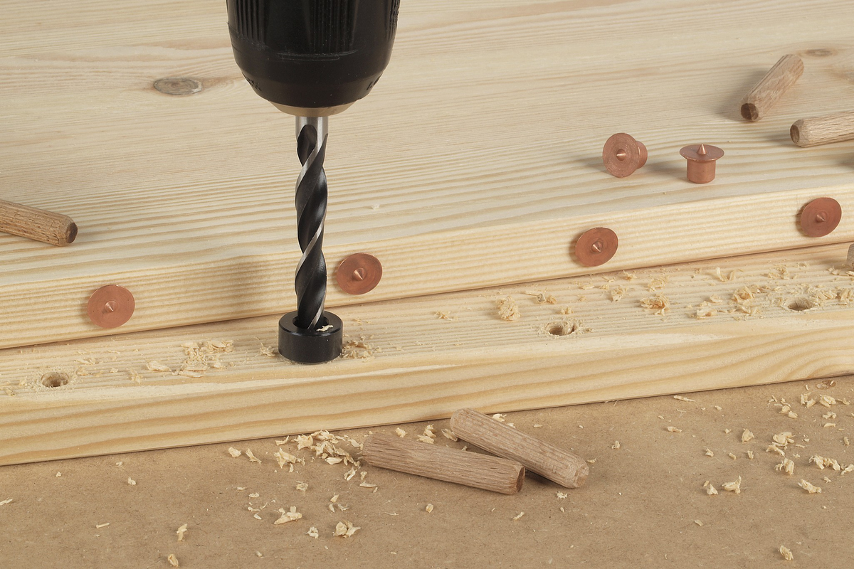 Wood Twist Drill Bit Set With Depth Stop 6 Pcs. - Image 2