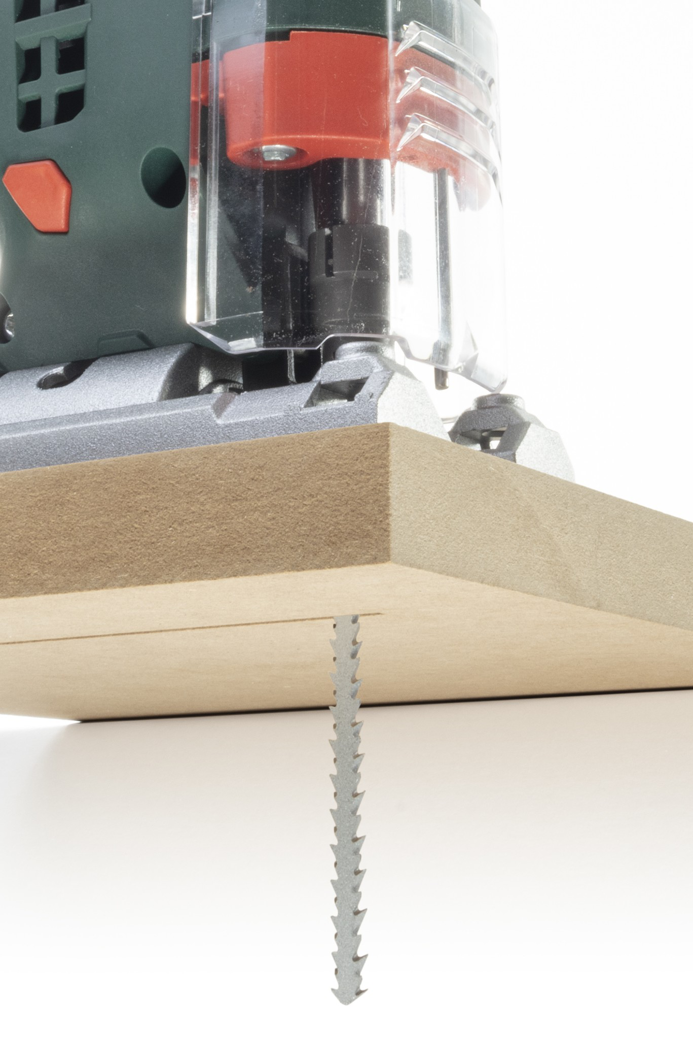 2 HCS Jigsaw Blades, T-shank, toothing on both sides, wood, curved cut