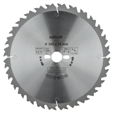 TC Circular Table Saw Blade, green series, Ø 300 mm