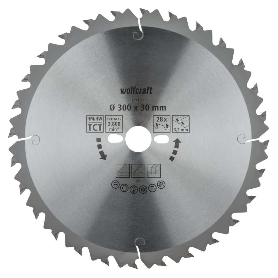 TC Circular Table Saw Blade, green series, Ø 300 mm