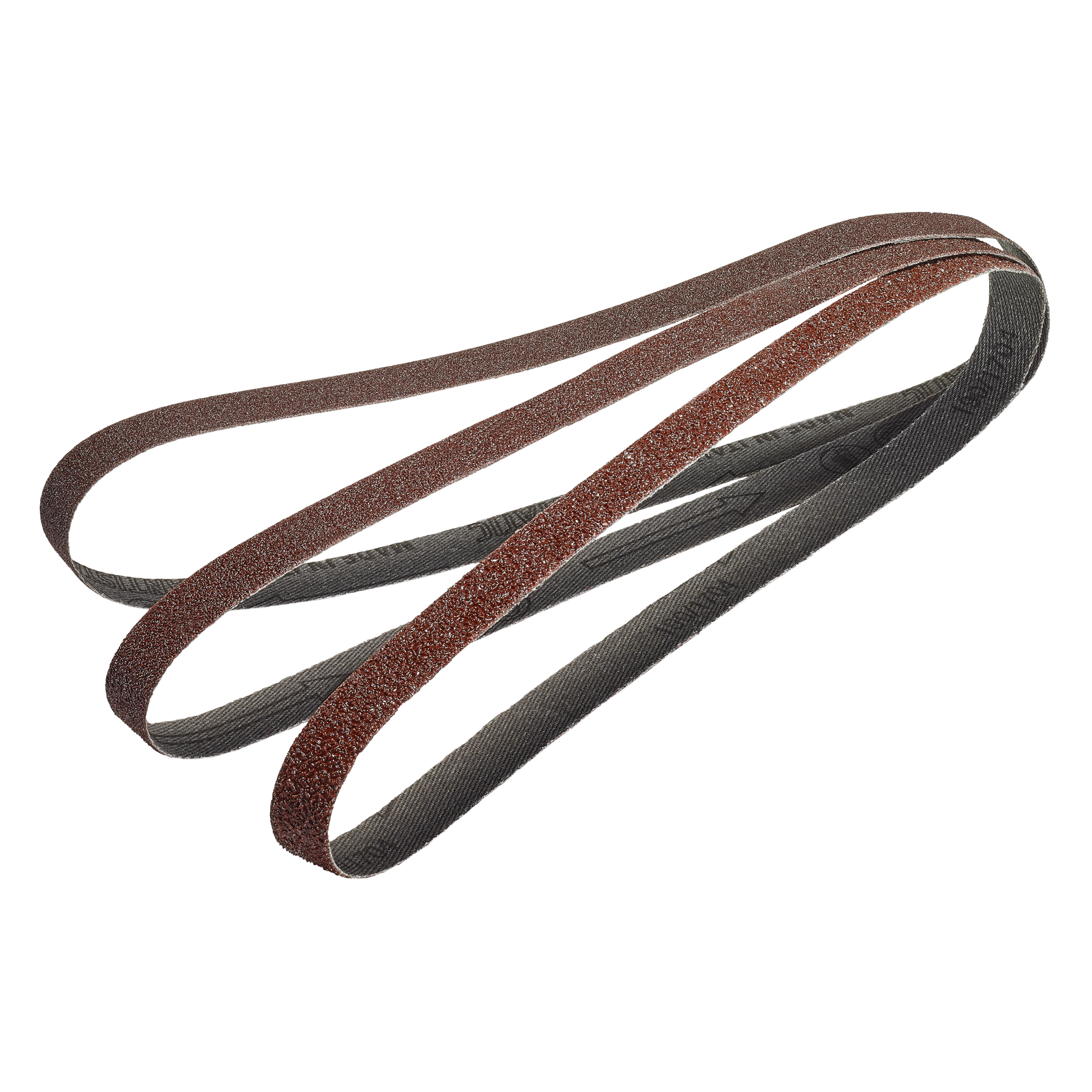 Fabric Sanding Belt Set, 13 x 457 mm, grain 40–120, 3 Pcs.