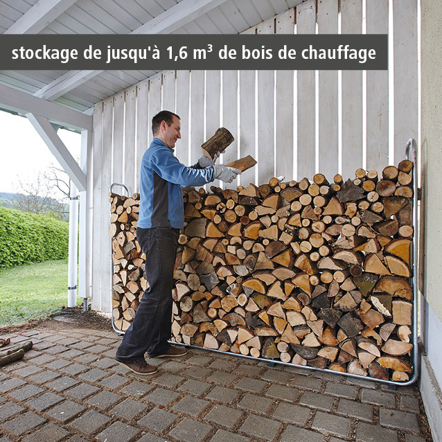 Modular XXL Stacking Aid for Firewood
