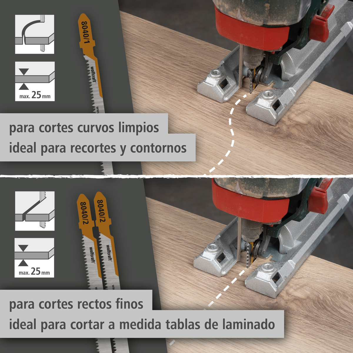 Jigsaw Blade Project Set for Laminate, 3 Pcs. (es)