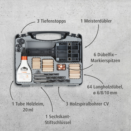 Universal Dowelmaster Set (de)