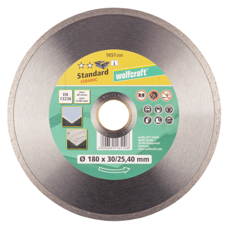 Diamond Cutting Disc Standard Ceramic”, Ø 180 mm