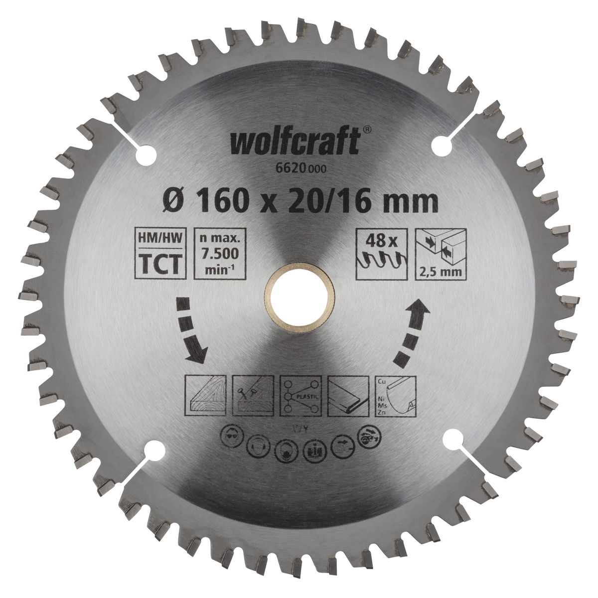 TC Circular Hand Saw Blade, new purple series, Ø 160 mm