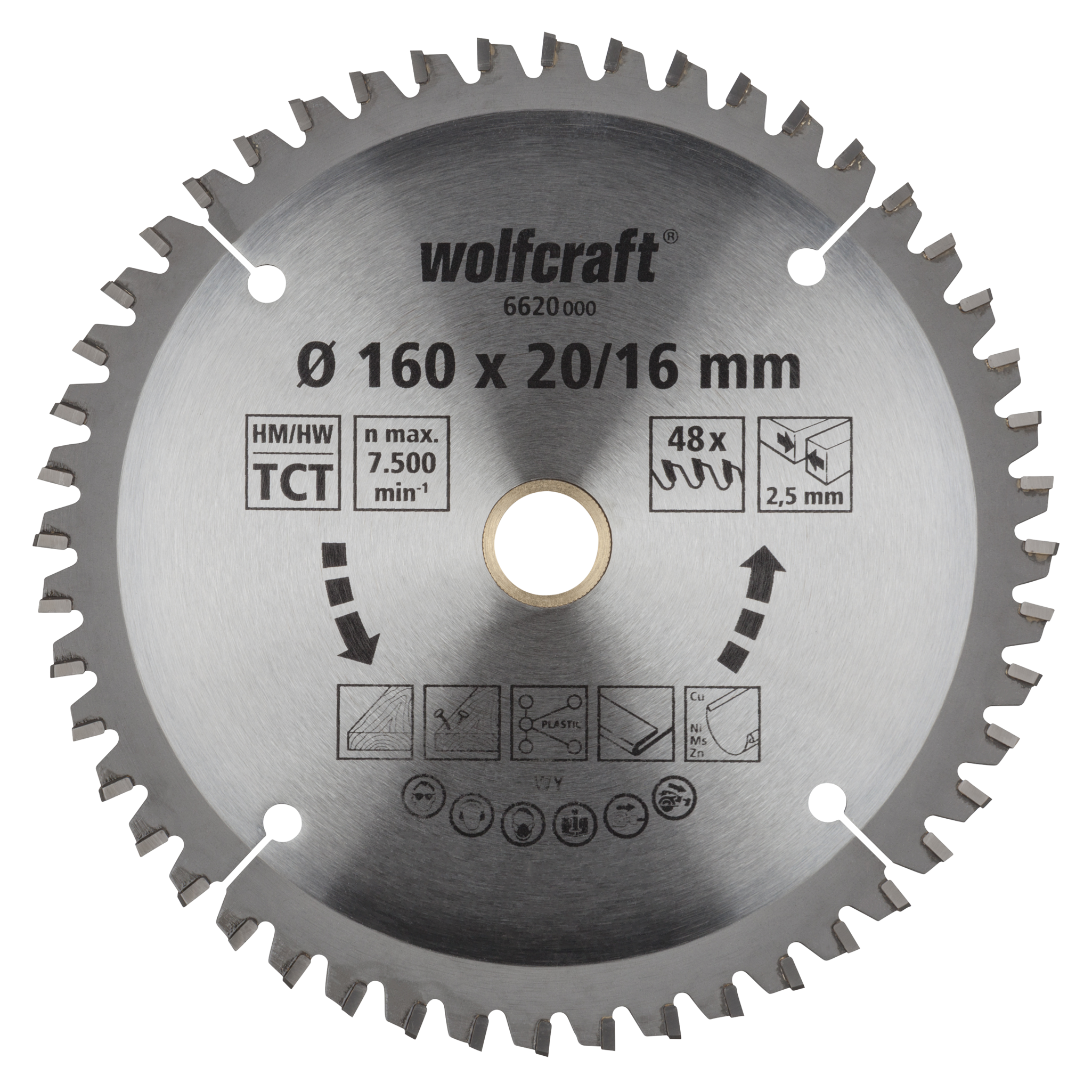 TC Circular Hand Saw Blade, new purple series, Ø 160 mm