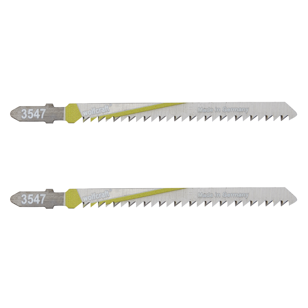 2 HCS Jigsaw Blades, T-shank, wood, clean cut