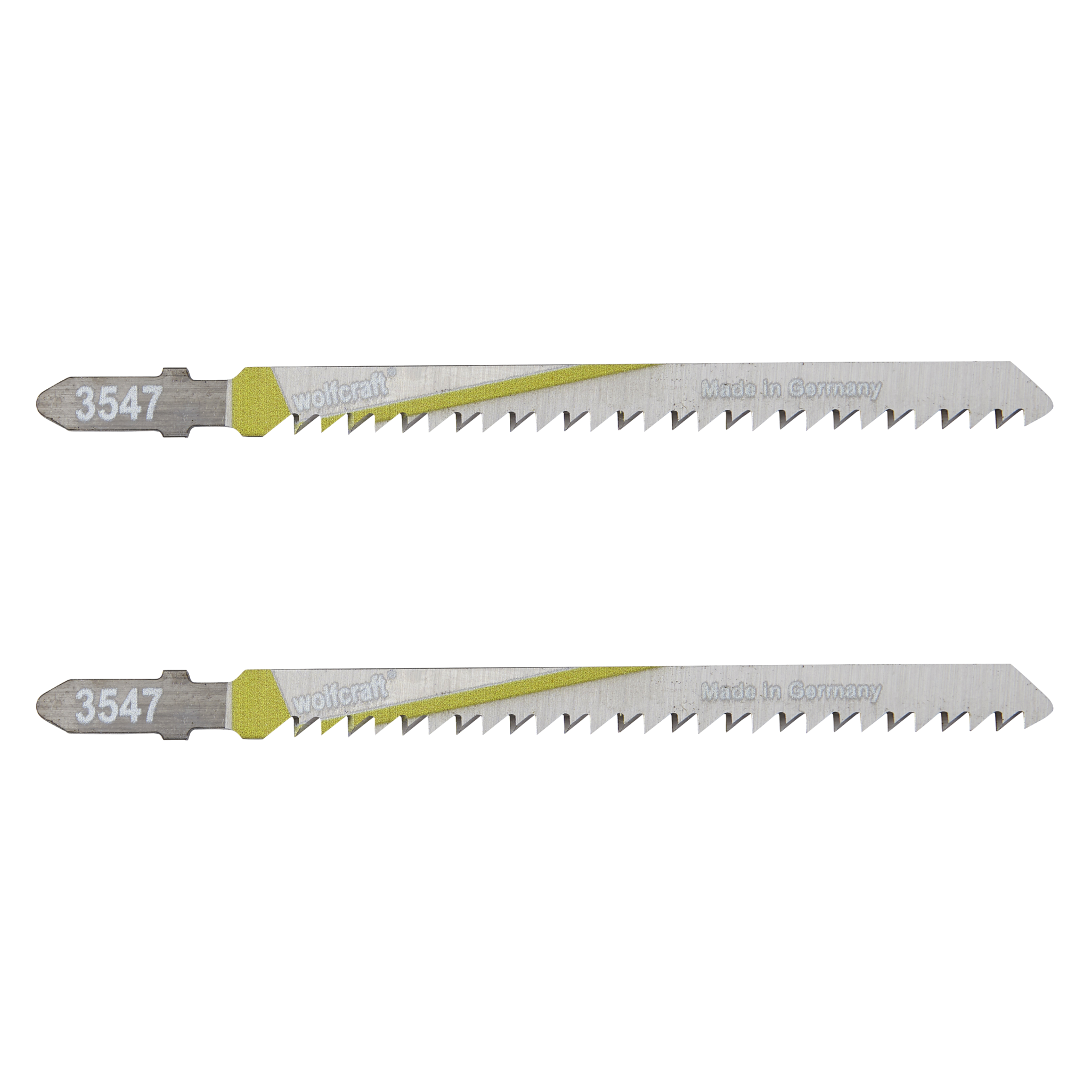 2 HCS Jigsaw Blades, T-shank, wood, clean cut