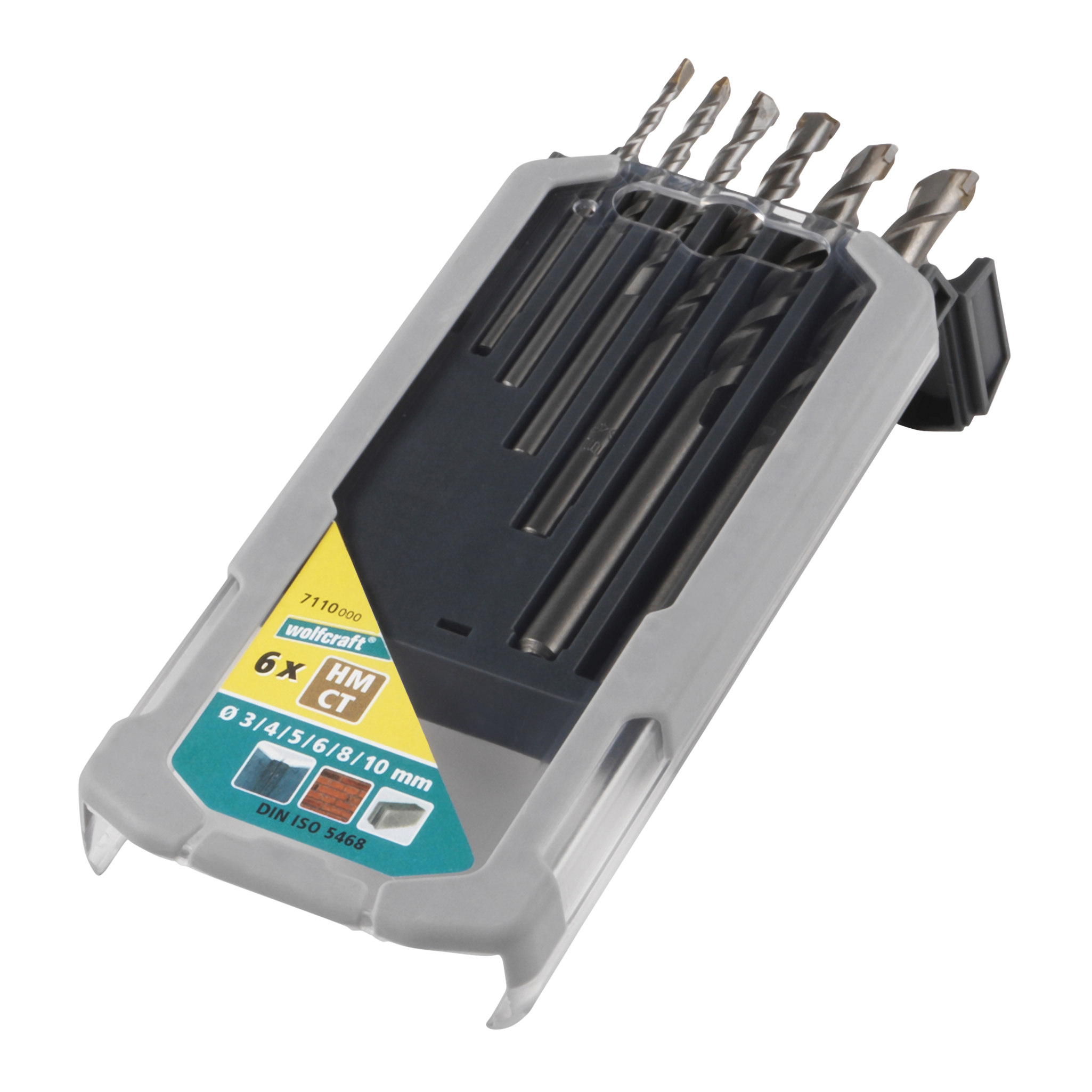 Concrete Drill Bit Set, Tungsten Carbide Tipped - Image 1