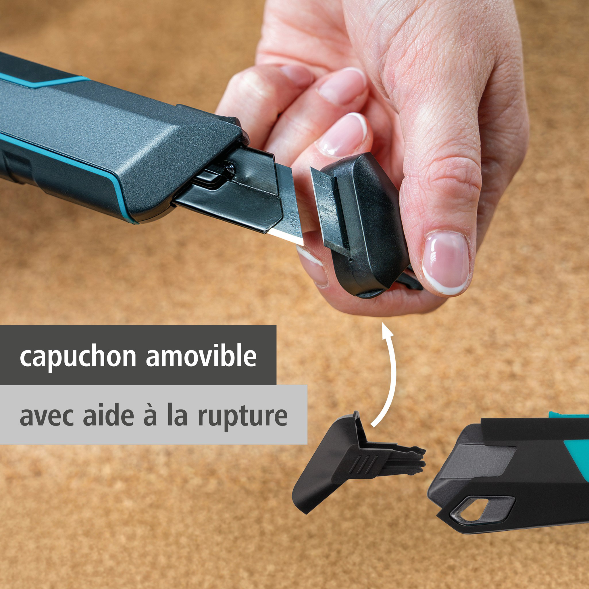 PRO SAFETY Snap-Off Blade Knife, 18 mm