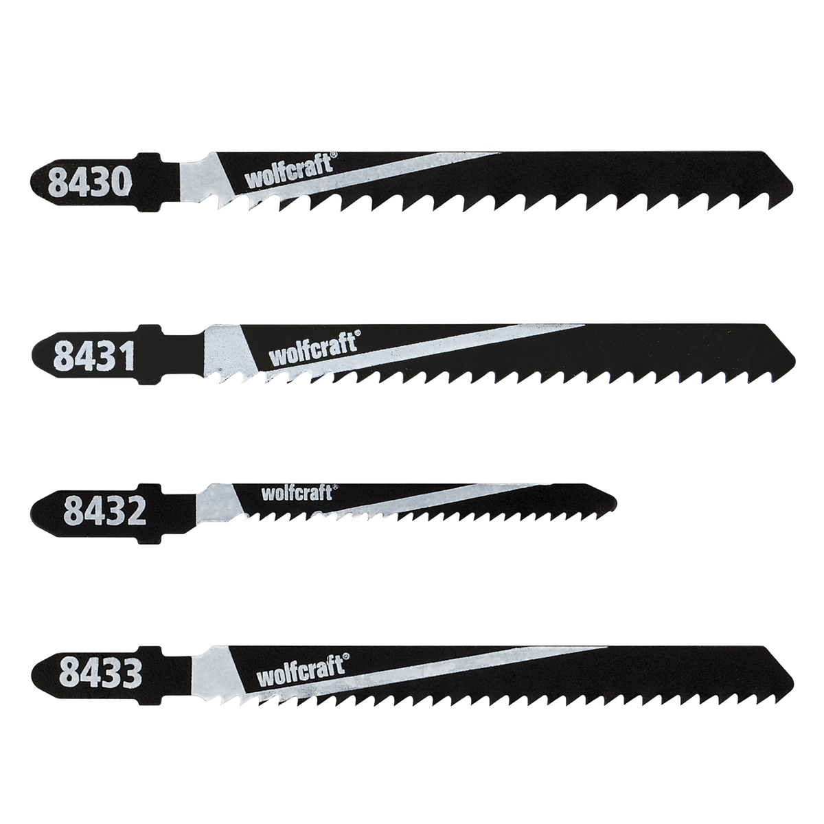 Jigsaw Blade Set 10 Pcs., T-shank, softwood - Image 1