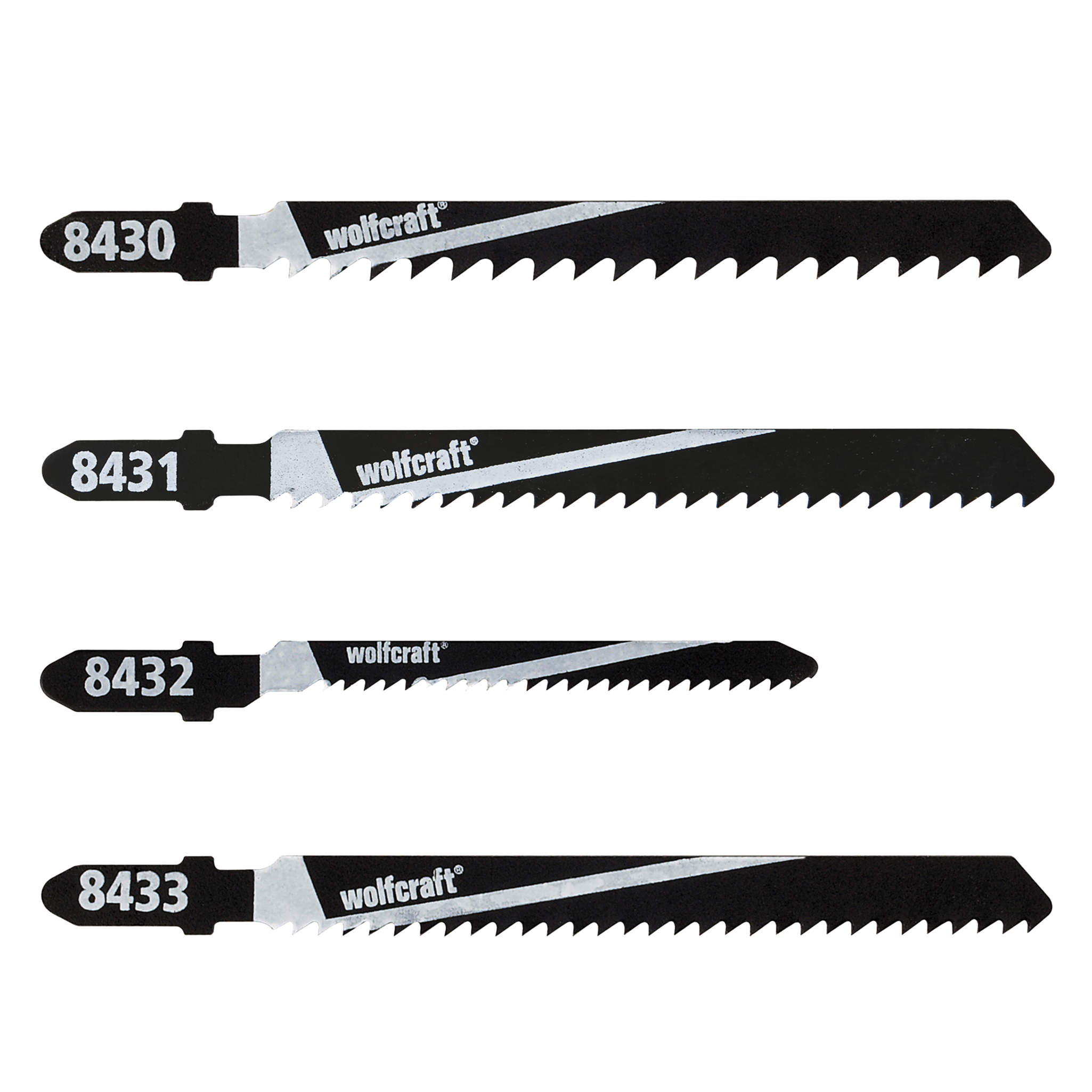 Jigsaw Blade Set 10 Pcs., T-shank, softwood - Image 1