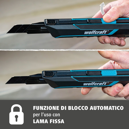 Snap-Off Blade Knife PRO SAFETY, 25 mm (it)