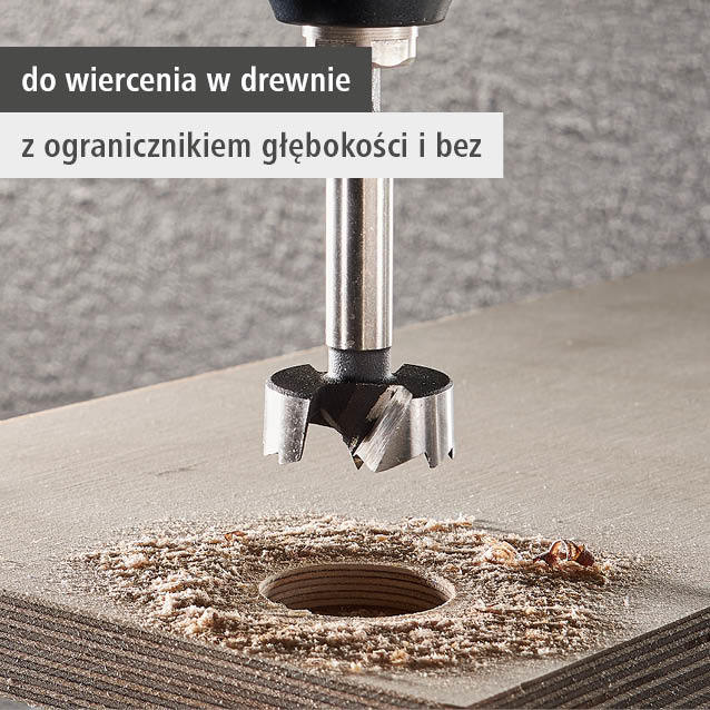 Forstner Drill Bit, Hexagon Shank, Ø 35 mm (pl)