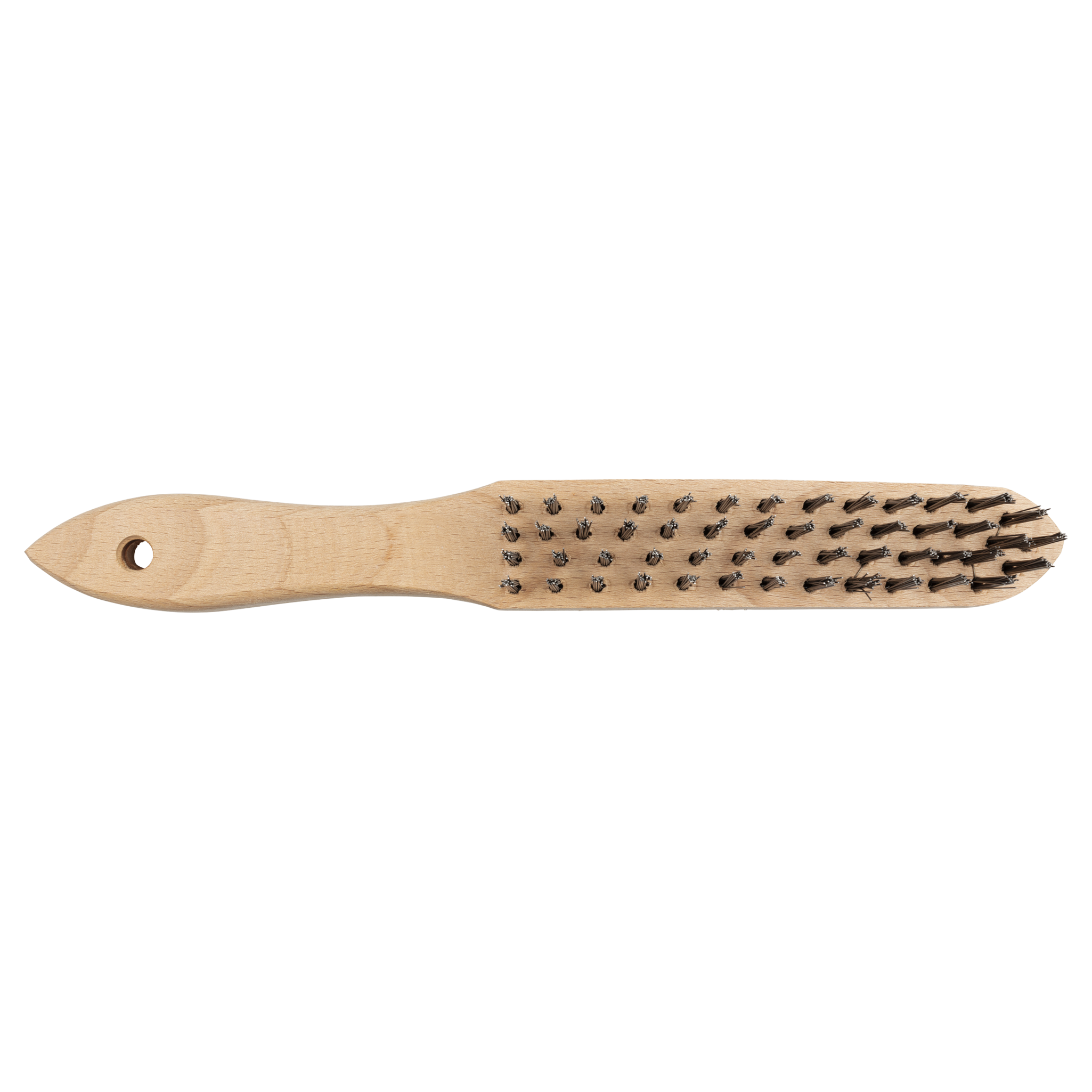 Steel Wire Hand Brush, Wooden Version