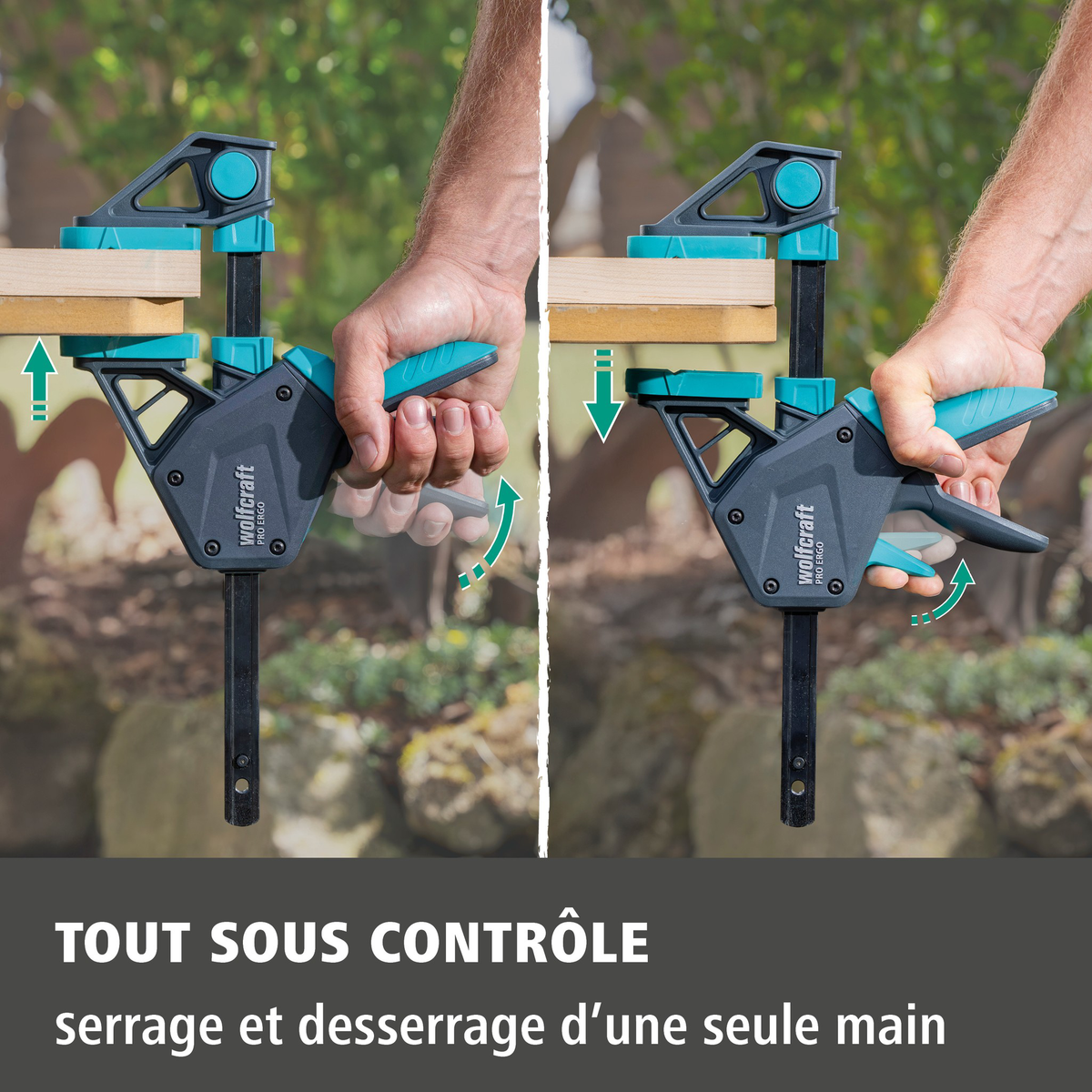 XL PRO ERGO One-Hand Clamp Set, 3 Pcs.